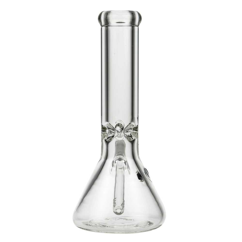 Beaker Base 9mm -Glass Ice Bong - 30cm - Back view