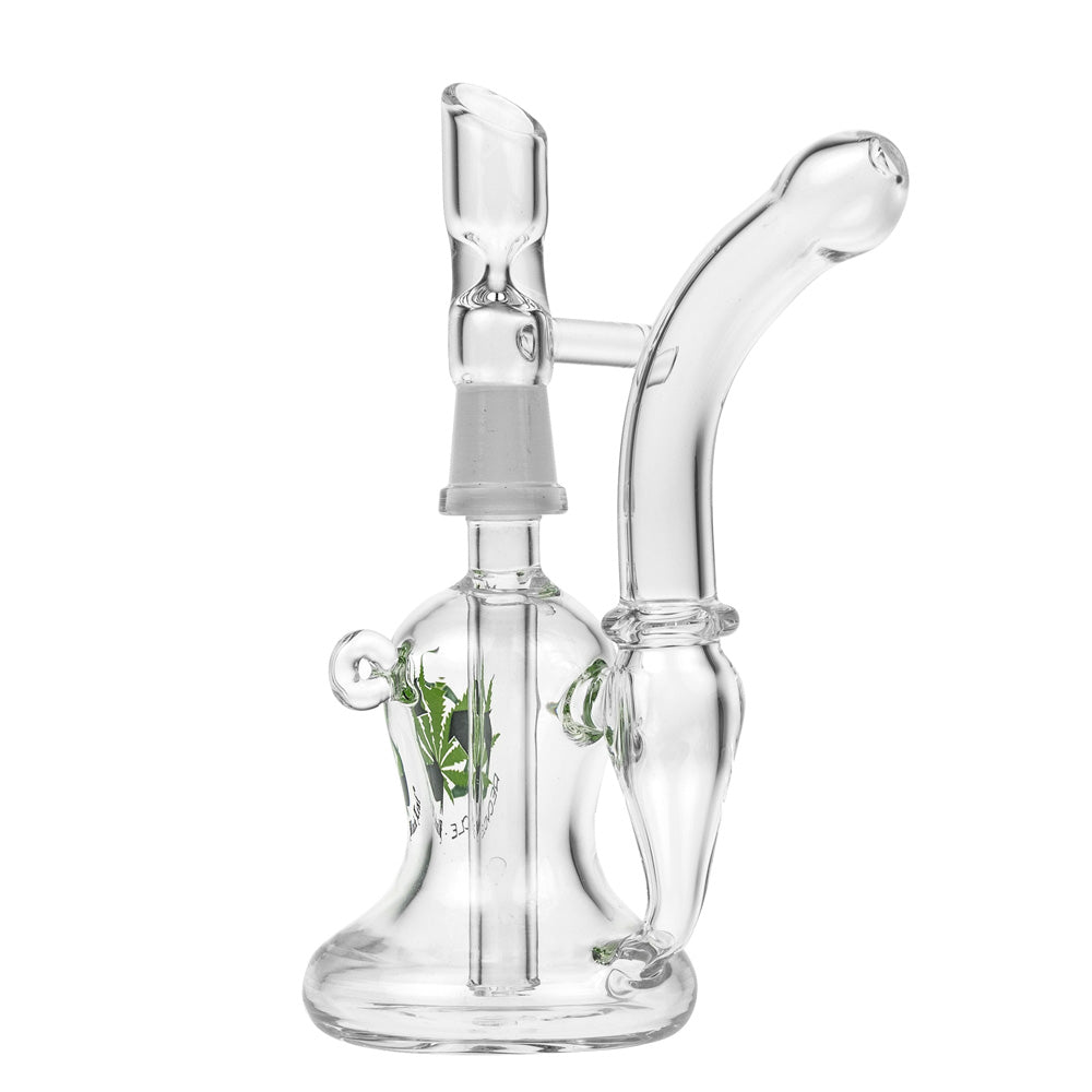 Black Leaf - Portable Bubbler with Inline Hole Diffuser - Side view 4