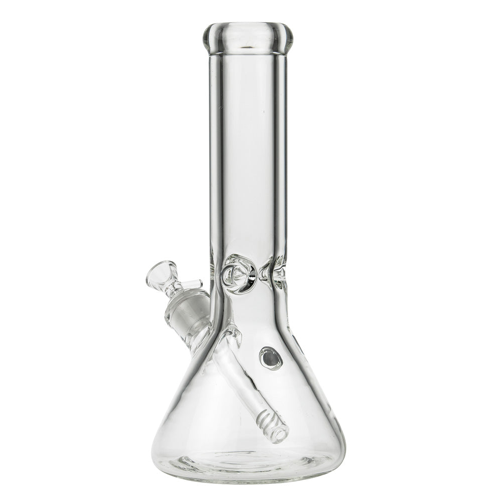 Beaker Base 9mm -Glass Ice Bong - 30cm - Side view 4