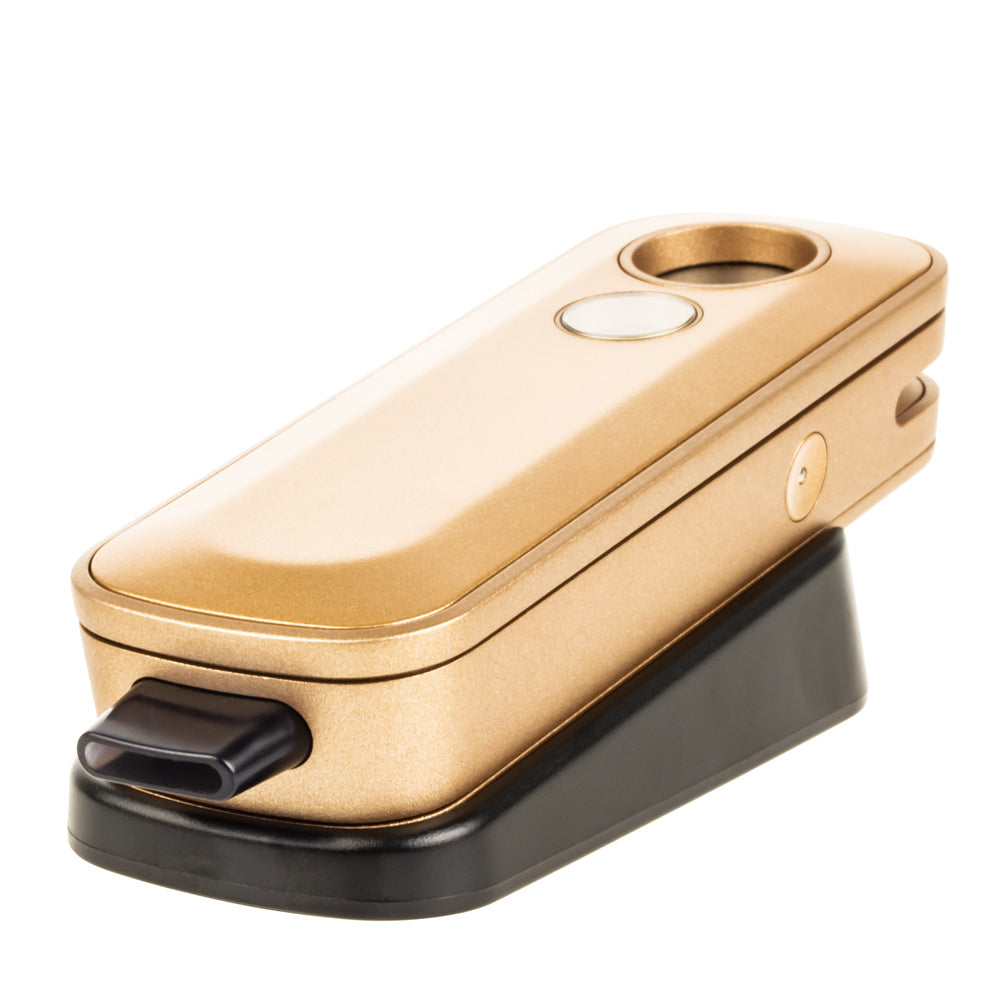 FireFly 2 Plus Vaporizer | Gold - On Charging Dock