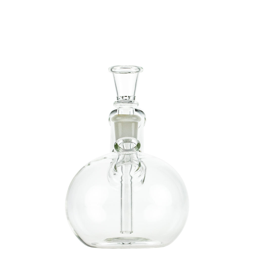 Glass Bubble Base Mini Bong “Little Pig" - Front View