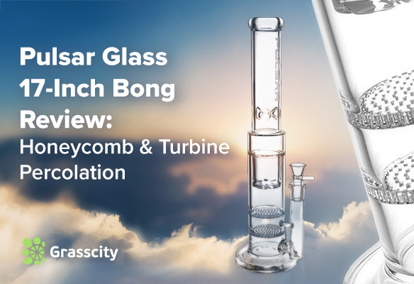 What is the Pulsar Glass Straight Honeycomb Turbine Perc Ice Bong?