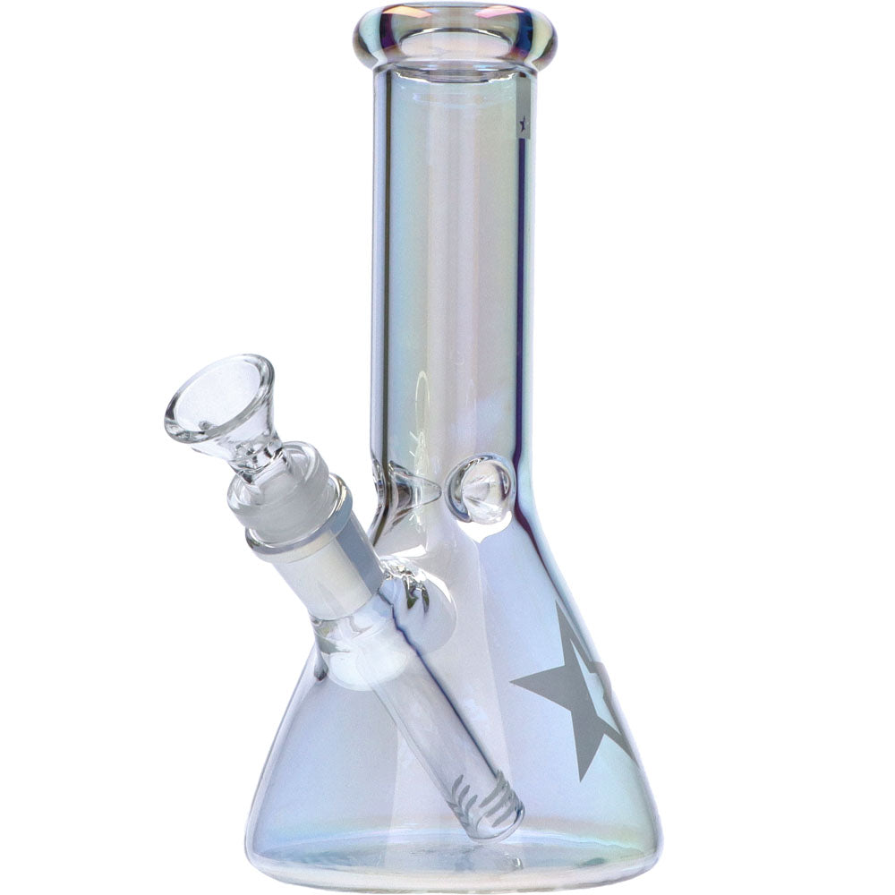 Famous X 8 Inch Fumed Glass Beaker Ice Bong