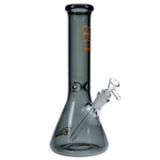 Glasscity Limited Edition Glass Beaker Ice Bong | Black | Small | side view 1