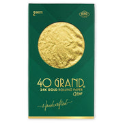 40 Grand 24 Karat Gold Rolling Papers | king size