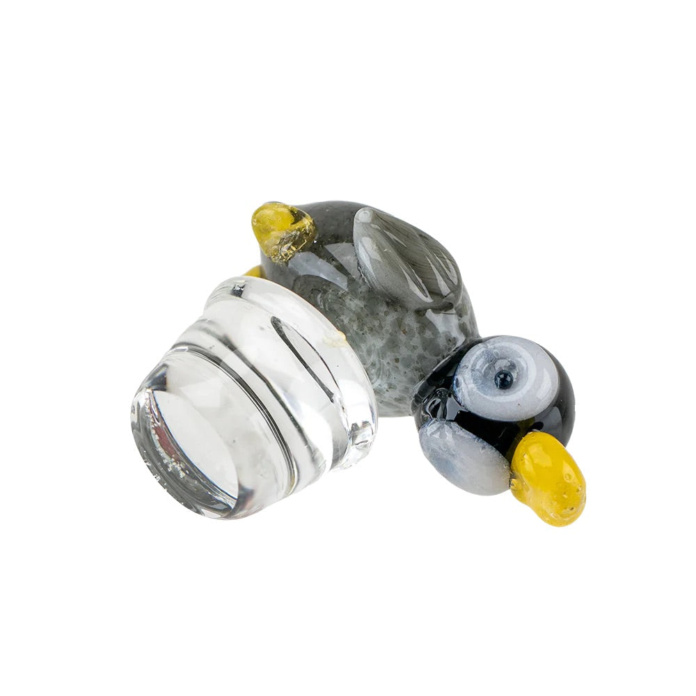 Empire Glassworks Penguin Puffco Peak Pro Carb Cap | side view