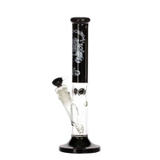 Grace Glass Cheech & Chong High Rollers Straight Tube Bong | Black | side view 1