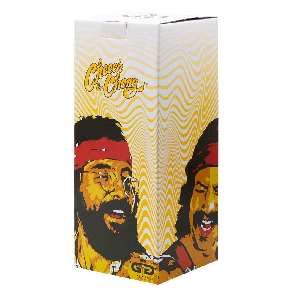 Grace Glass Cheech & Chong Peace Straight Tube Bong | box