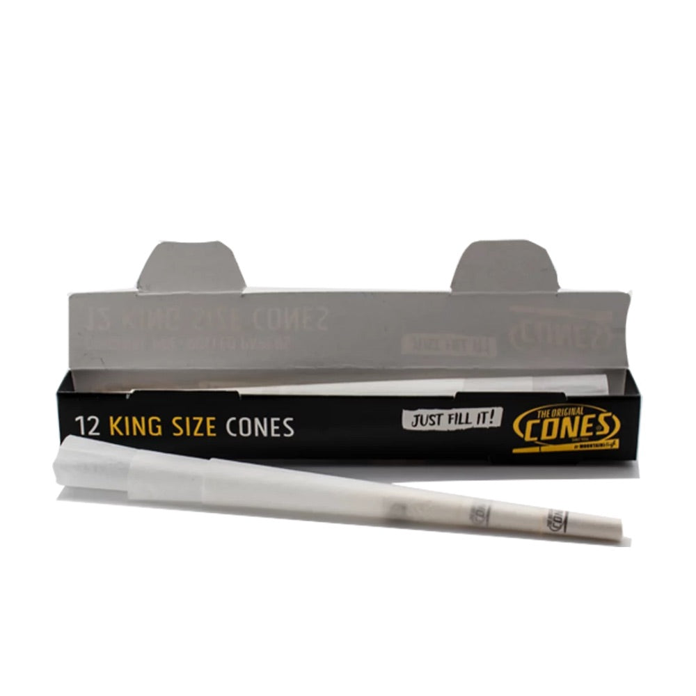 Cones Original Basic King Size Pre-Rolled Cones | 12 Pack | open