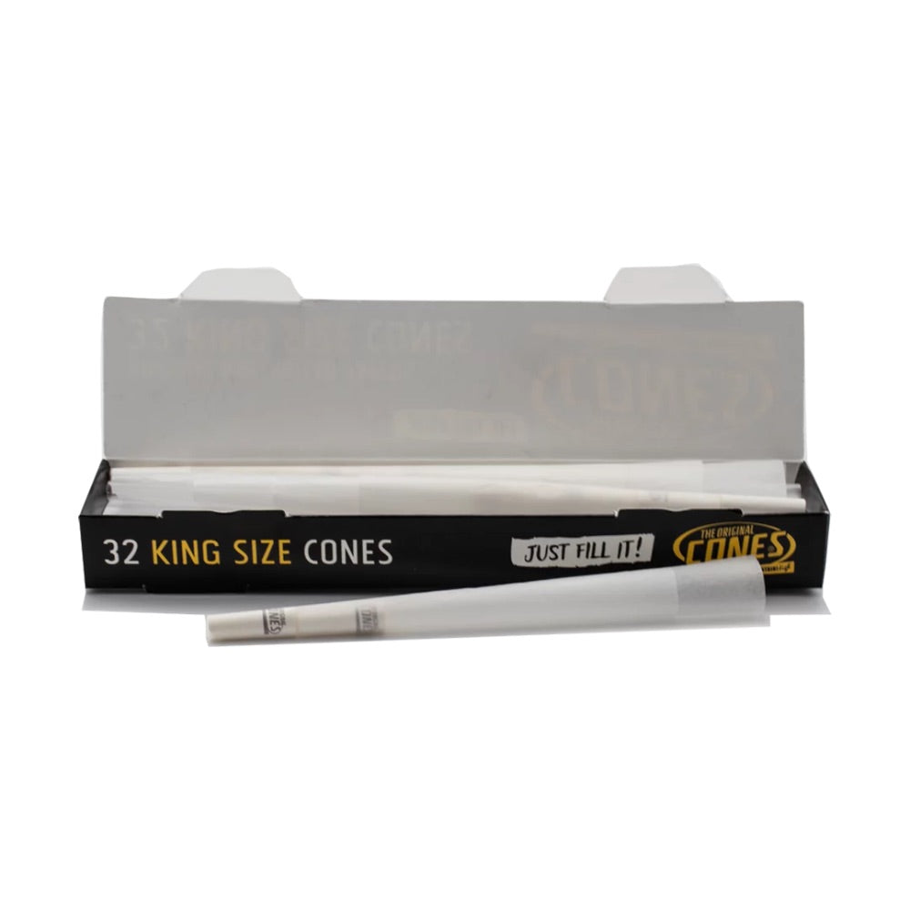 Cones Original Basic King Size Pre-Rolled Cones | 32 Pack | open