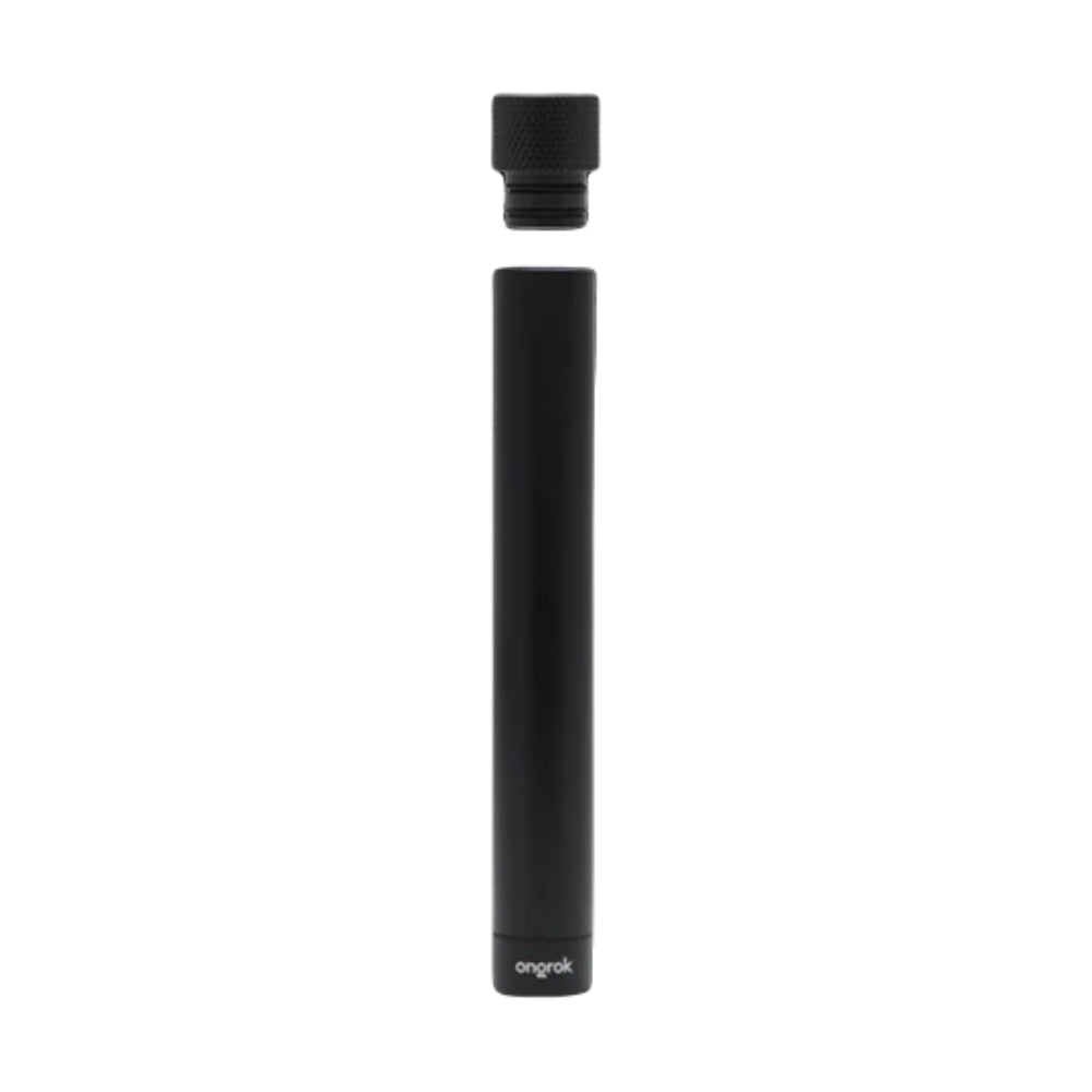 ONGROK Aluminum Storage Tube | Black | open