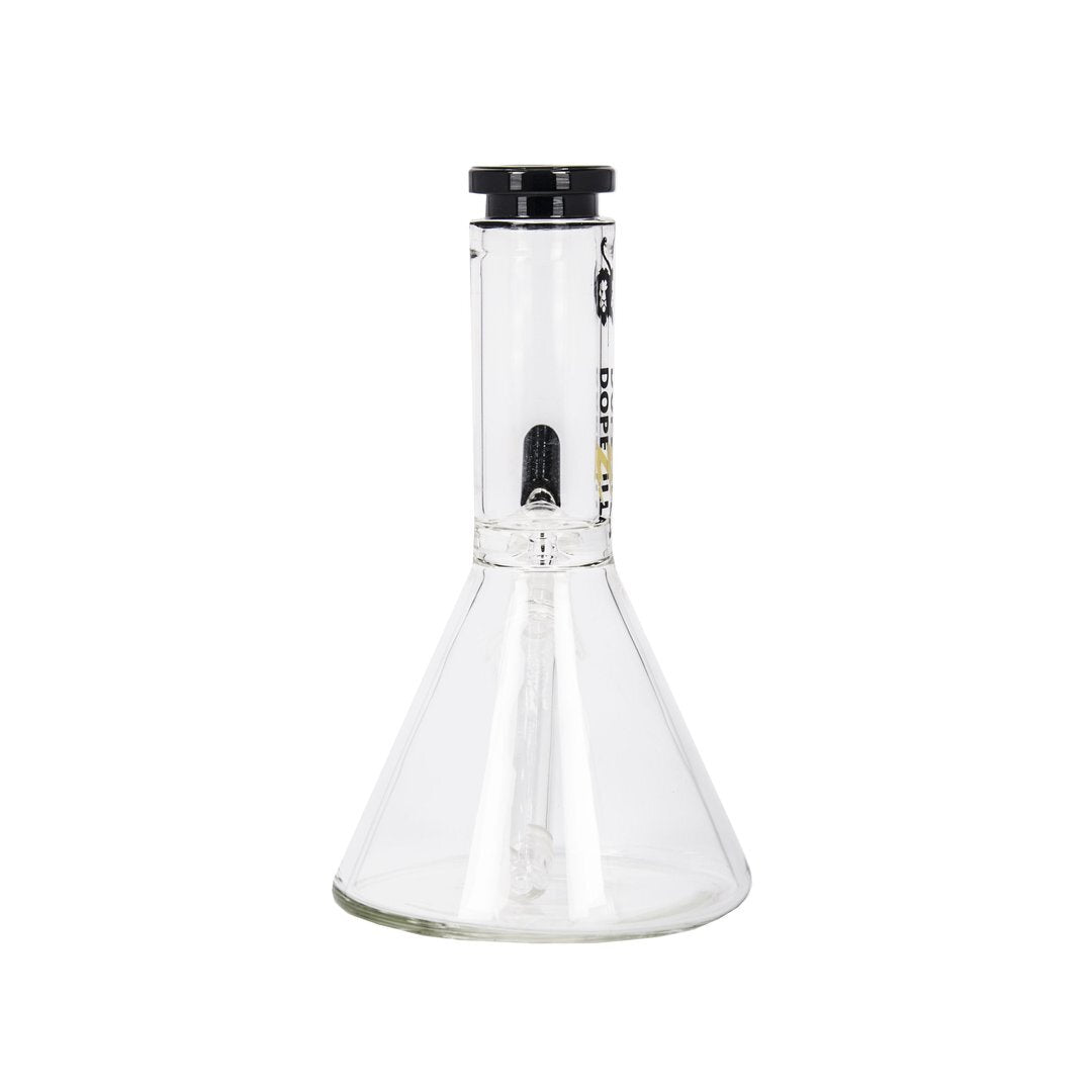 Dopezilla Chimera Beaker Ice Bong | 8 Inch | Black | Back View