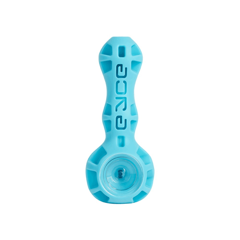EYCE Hybrid Silicone and Glass Spoon Pipe | Nu Blue