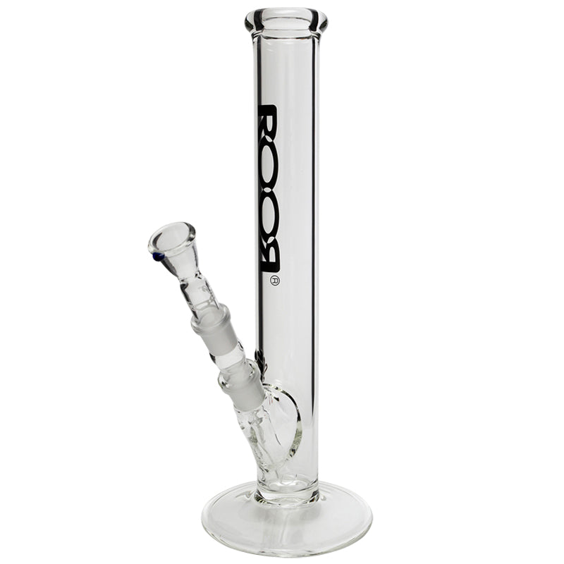 ROOR 5.0mm Black Logo Bong | 35cm - Side View 2