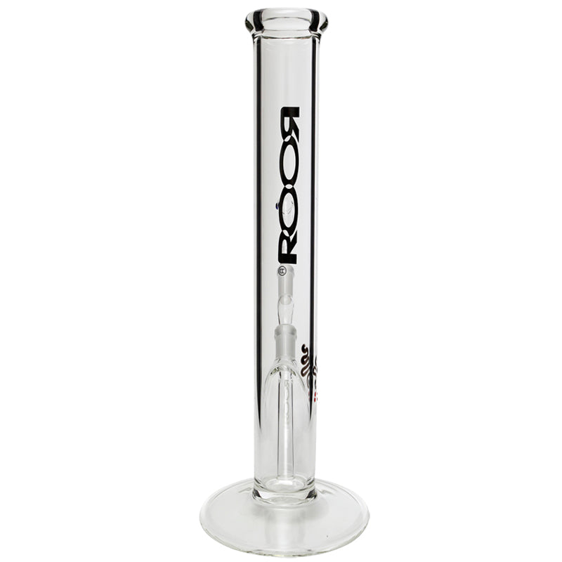 ROOR 5.0mm Black Logo Bong | 35cm - Back View