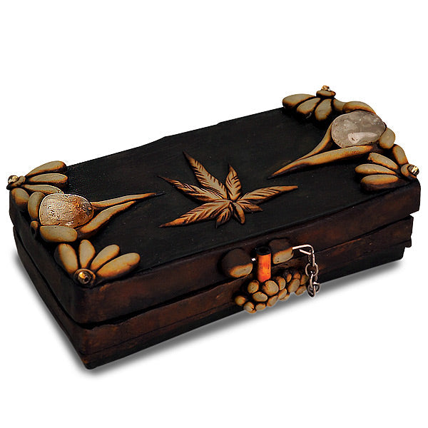 Brazil Wooden Stash Box - Small