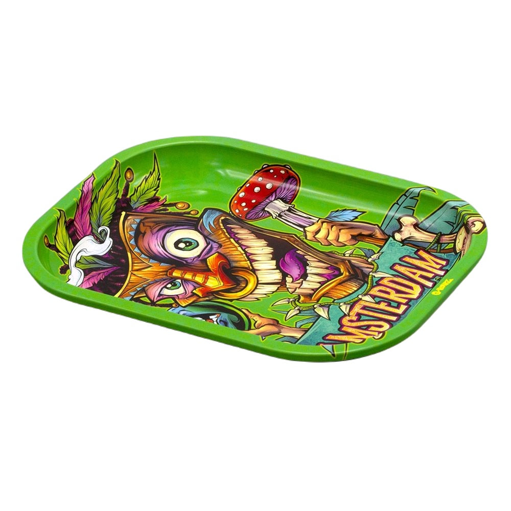 G-Rollz Tiki Amsterdam Rolling Tray | Small | side view