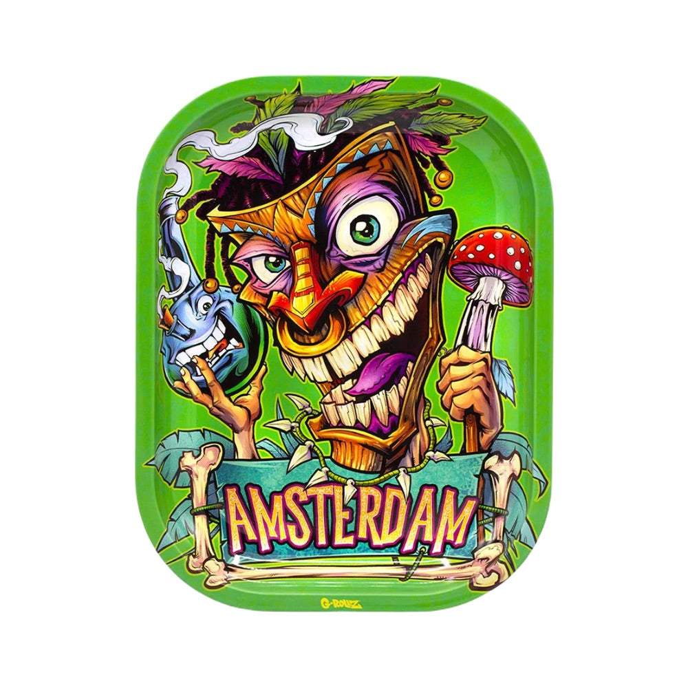 G-Rollz Tiki Amsterdam Rolling Tray | Small