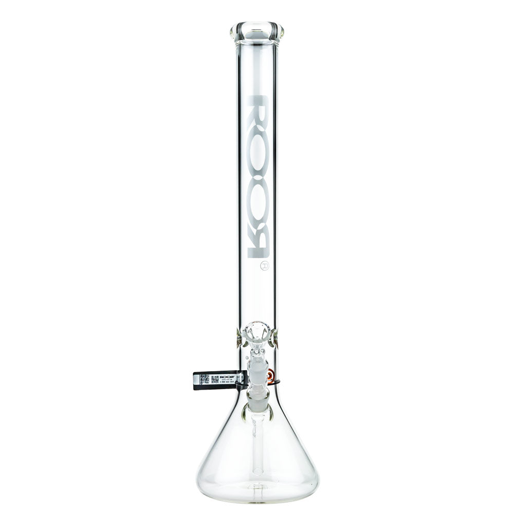 ROOR Dealers' Cup Bong 5.0mm White Logo | 55cm | Ice Notches | 18.8mm