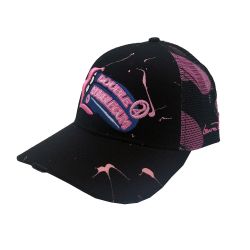 Lauren Rose Double Bubblegum 420 Trucker Snapback | side view 1