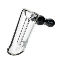 Famous X Straight Hammer Herb Bubbler | Black