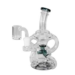 BLAZE Recycler Dab Rig | Teal