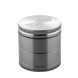 Santa Cruz Shredder Aluminum Herb Grinder | Medium | 4-Part | Grey