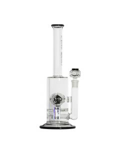 Pure Glass Solaris Inline Bubbler | 15 Inch | Black | side view 1